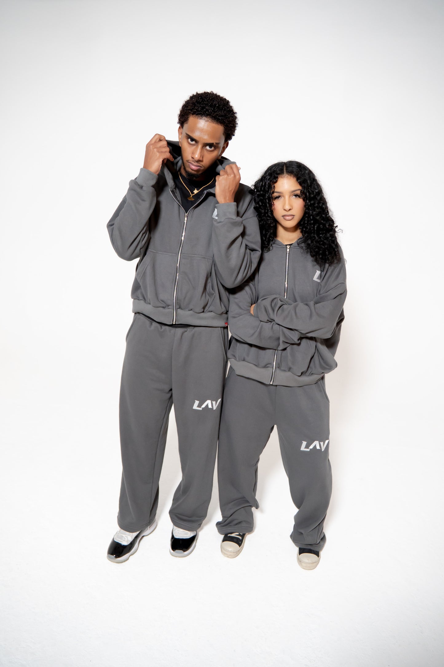 Grey LAV Essential Zip