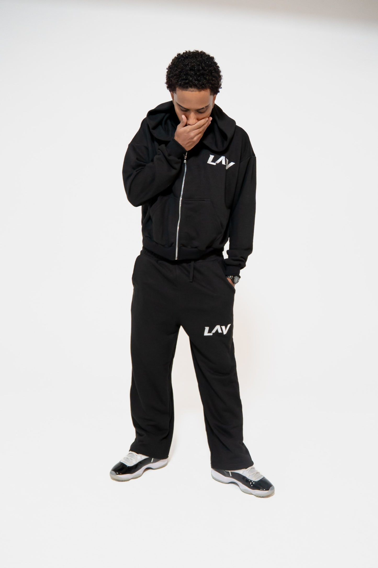 Black LAV Essential Zip