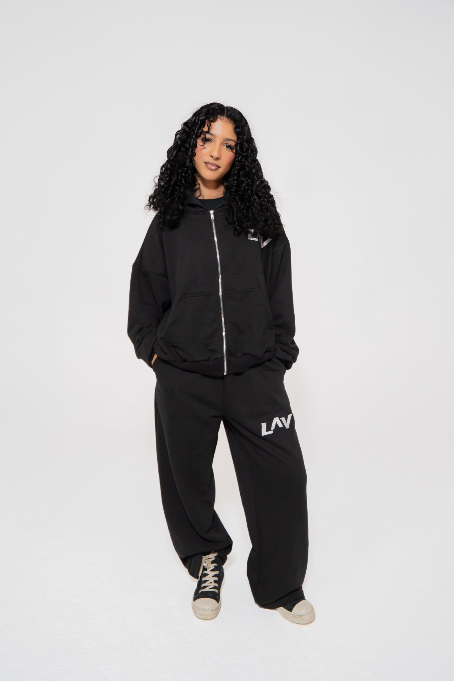 Black LAV Essential Zip